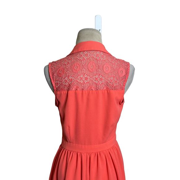 Speechless pink melon sleeveless mini dress size M - Picture 6 of 11